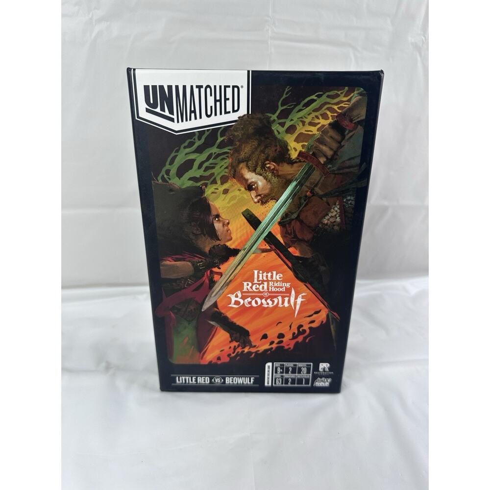 Unmatched: Little Red Riding Hood vs Beowulf Board Game Complete